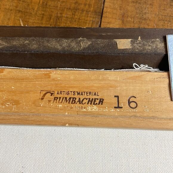 Framed Original Country Painting Signed N. Nichols - Picture 5 of 6